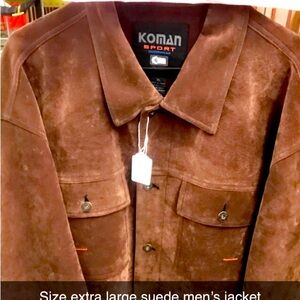 Xl suede jacket men’s